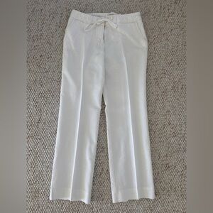 J. Crew off-white Linen Pants